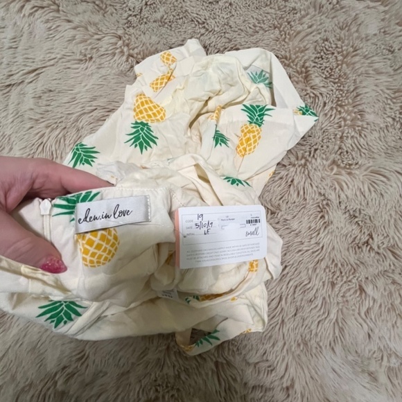 NEW Eden in Love Pineapple Romper Small - Picture 3 of 3
